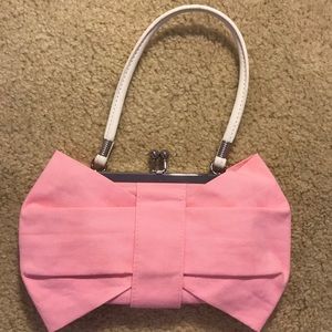 Dainty Pink Bow Girls Purse